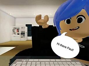 Hey! Roblox Girl Gets Nailed Hard by Sneaky Intruder!