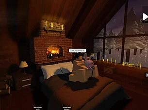 i was in roblox, getting rough with my girl, riding her hard in doggystyle while dirty talking, bent over for intense fucking.