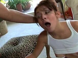 i fuck the sexy brunette slut girl in cowgirl position, fingering her asshole.