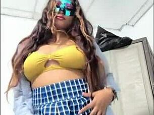 Horny student fucks boyfriend in uniform