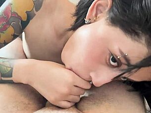 Co-Worker Swallows Cum In Dorm