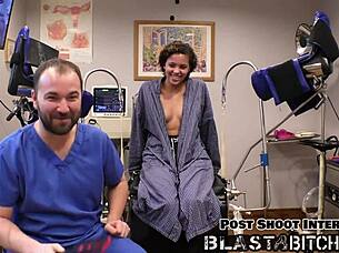 Doctor Blasts Patient Rebel Wyatts Pussy With Cum