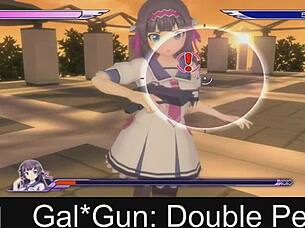 Gal gun double peace anime game concludes with final episode featuring double action