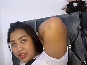 Latina pussy creampie during quarantine