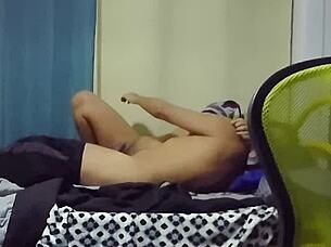 Flight Attendant's First Homemade Clip with Ass Shaking