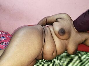 Stepbrother tries removing shirt from girl with big tits