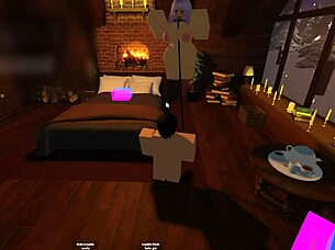i was in roblox, getting rough with my girl, riding her hard in doggystyle while dirty talking, bent over for intense fucking.