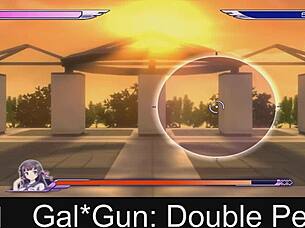 Gal gun double peace anime game concludes with final episode featuring double action