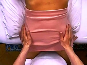 Student invites stepmom to room for more than caresses