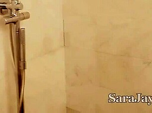 Sara jay soaping her bubble ass in the shower
