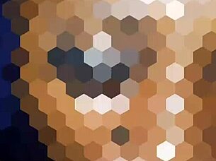 mature woman sucking large candy gets played with