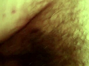 Amanda shows off her hairy pussy masturbating