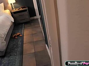 Come On Stepsis, Please Jerk Me Off A Bit!