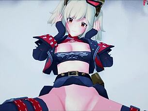 Hey, Burnice White is having wild sex in Zenless Zone Zero with FantasyKing3! 😏🔥