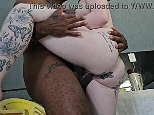 Fucked friend's husband quickly!