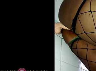 african mom whispers, 'this toy is making me so horny' in part 14