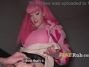 Is this pink-haired slut ready to get pounded in Prague?