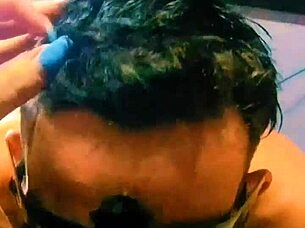 Husband introduces young amateur to his friend in a casual setting