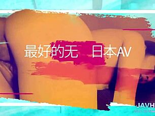 Enjoying hardcore blowjob from fantastic Japanese milf Kaede Yuki in top JAV