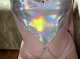 neighbor girl chats casually with daddy about daily life