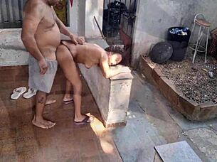 i was rough fucking the skinny latina maid's tight ass in our one-on-one session, making her moan with every thrust