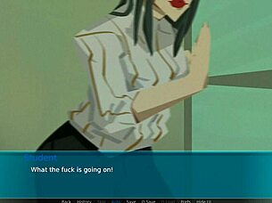 Alien monster fucks small tits!