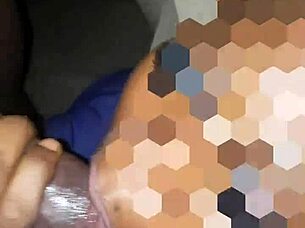 mature woman sucking large candy gets played with