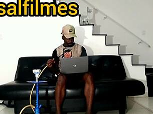 big black guy pounds white girl's ass hard