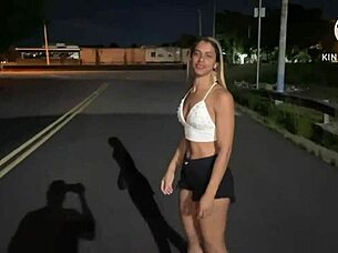 wife's wild street sex with tattooed hunk versus quiet home life