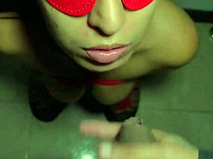 Sexy submissive in bdsm lingerie gets creampie and facial to fulfill her fantasy