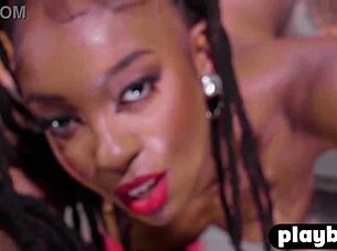 I think this glamorous big ass black teen Sabrea Phenix looks amazing while posing