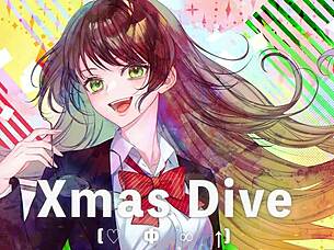 christmas dive performance featuring tsuina-chan with festive music vibes