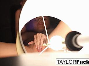 Taylor Vixens Hotel Room Masturbation