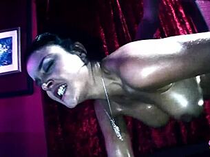 Two Horny Sluts Watch Striptease Then Fuck Stripper With Strapon