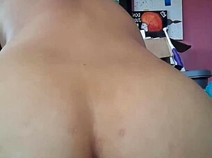 Jasmine Rose rides that tight dildo hard!