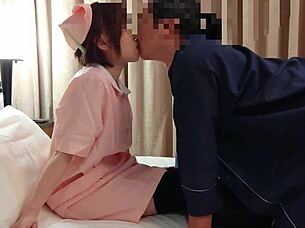 Perverted nurse cums from facesitting, then gets bareback creampie