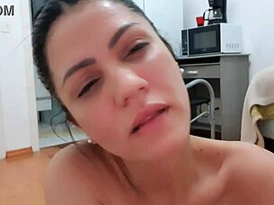 Yoga Excites Brazilian Woman, Wet Pussy Craving Sex During Workout.