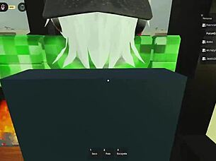 She goes afk and everyone joins the group activity