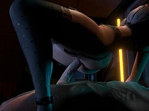 Helen parr rides dick in reverse cowgirl incredibles parody, curvy and assfucking