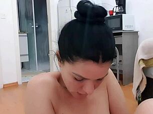 Yoga Excites Brazilian Woman, Wet Pussy Craving Sex During Workout.