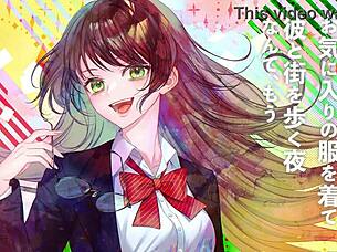 christmas dive performance featuring tsuina-chan with festive music vibes