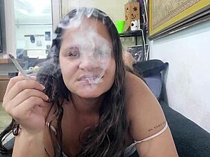 i got wet smoking a cigarette