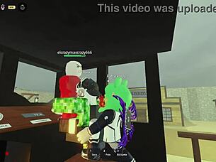 She goes afk and everyone joins the group activity