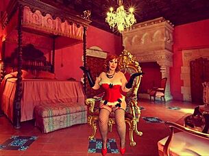 Granny Carmen deep throating in a hardcore reality scene