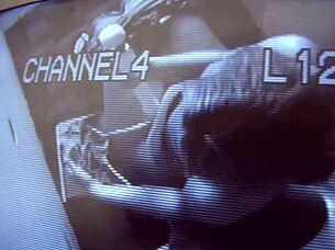 Blonde nina rae uses sex toy while sucking big dick from glory hole 😏