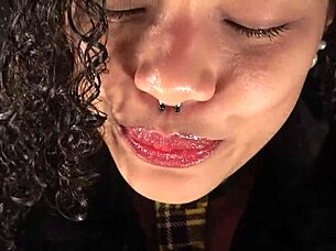 Eating his cock with cream was too yummy, ends with big explosive load on face xattlalust