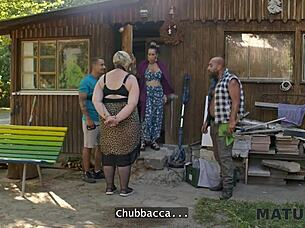 Diana's Wild Outdoor Sex With Two Strangers!