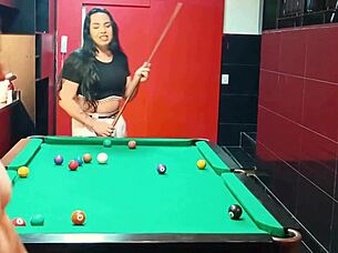 hot transvestite gives ass to muscular soccer player.