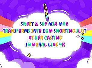 Watch Mia Mae Bounce On Those Dicks In A Wild Threesome!