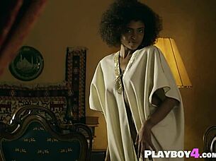 Black milf asks, Want to see my big tits dance?